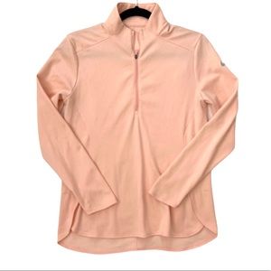Nike Dri-fit Pink Half Zip Pullover Sport Jacket S